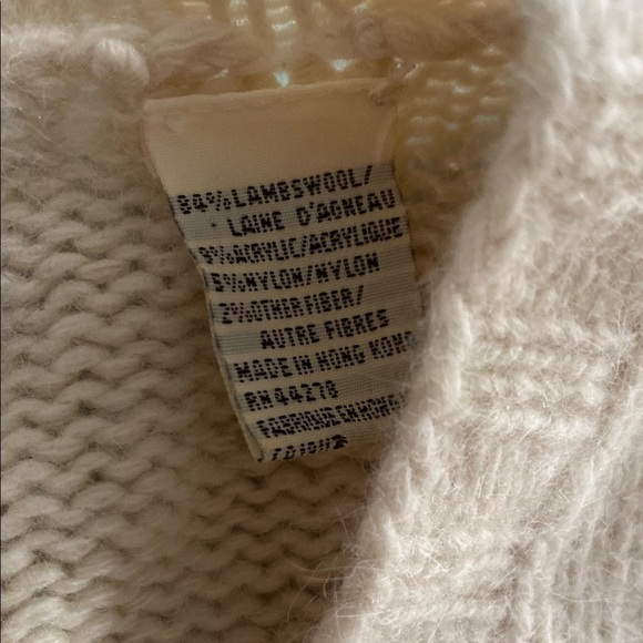 Vintage Lambs Wool Cardigan with Bead Embellishments - Picture 3 of 5